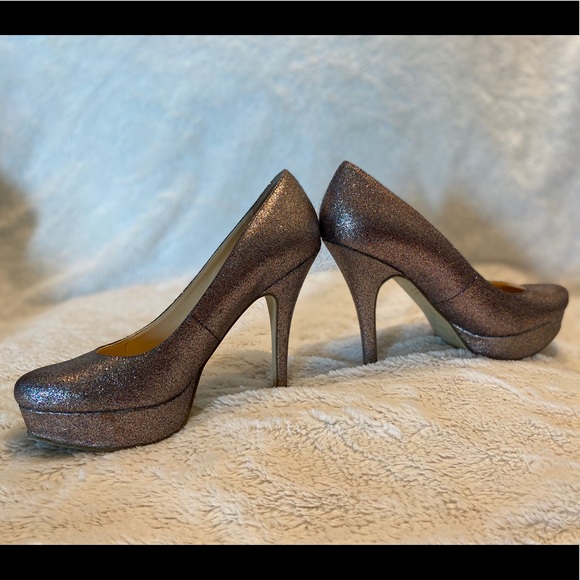 Sparkly Enzo Angiolini platform pumps sz 5.5 - Picture 3 of 5
